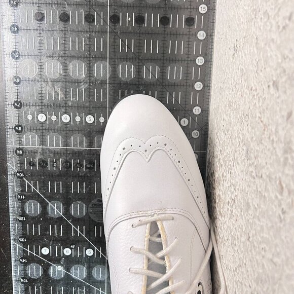 Nike Golf Wickie Last Men Size 9.5 970305 PA2 Triple White Leather Shoes - Picture 14 of 14